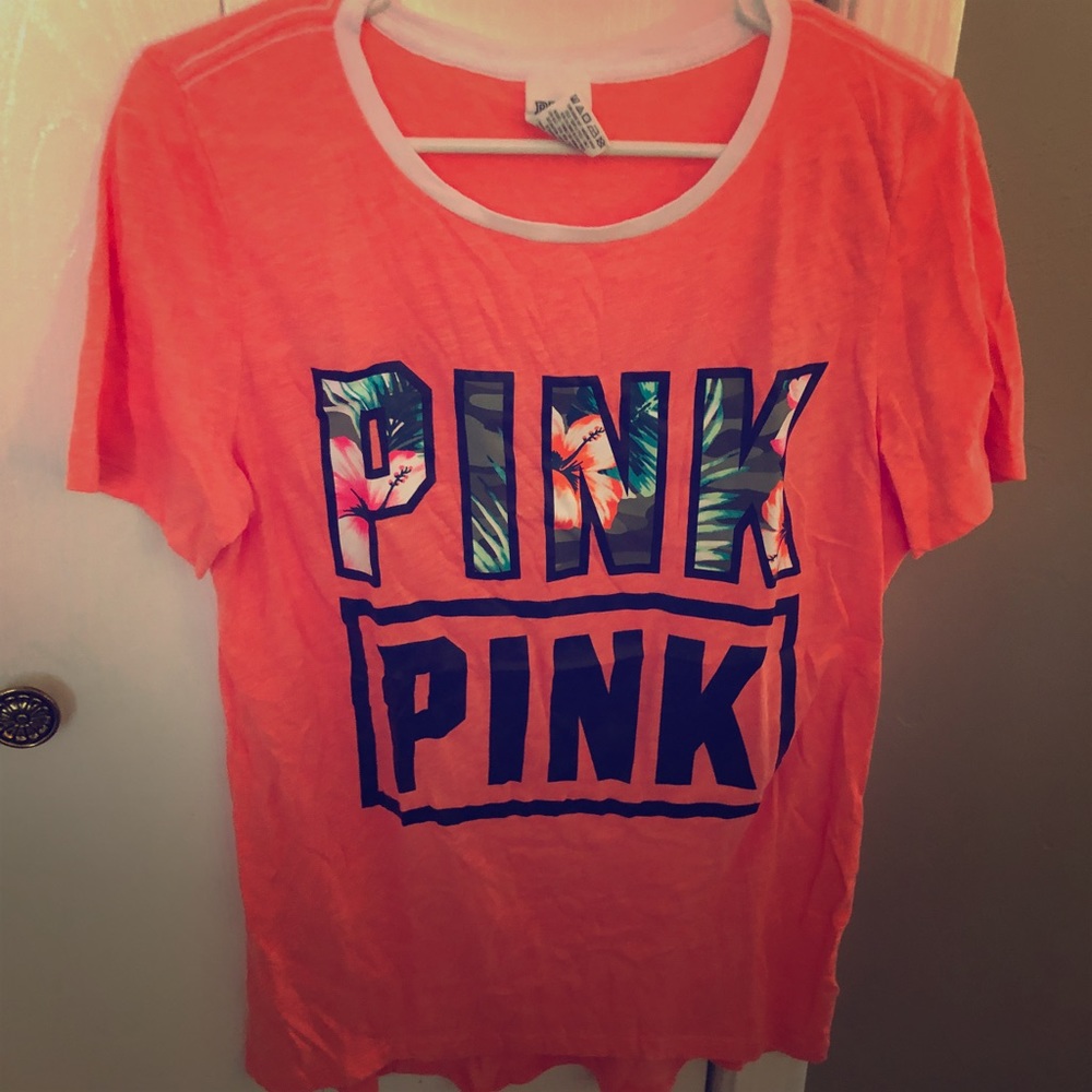 VS PINK Floral Tee